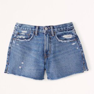 Abercrombie Curve Love Mid Rise Boyfriend Shorts